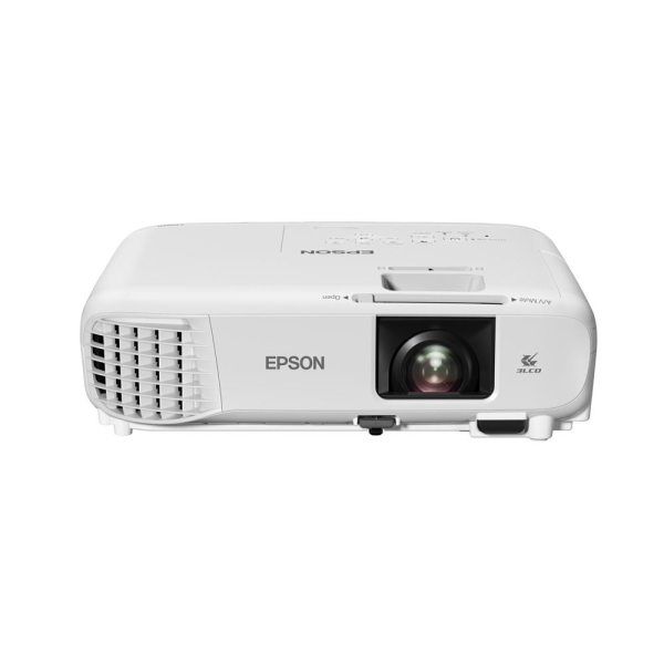 Proyector Epson 3LCD W49 - 3800 Lumen - WXGA 1200x800 - RJ45, HDMIx2, VGAx2, RS232x2, 3,5mm in-out, USB A y B - Bocinas - V11H983020