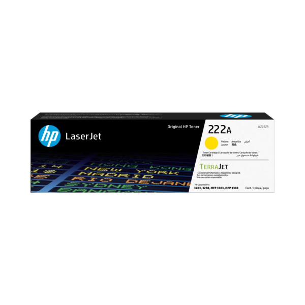 Toner original HP 222A Yellow - W2222A