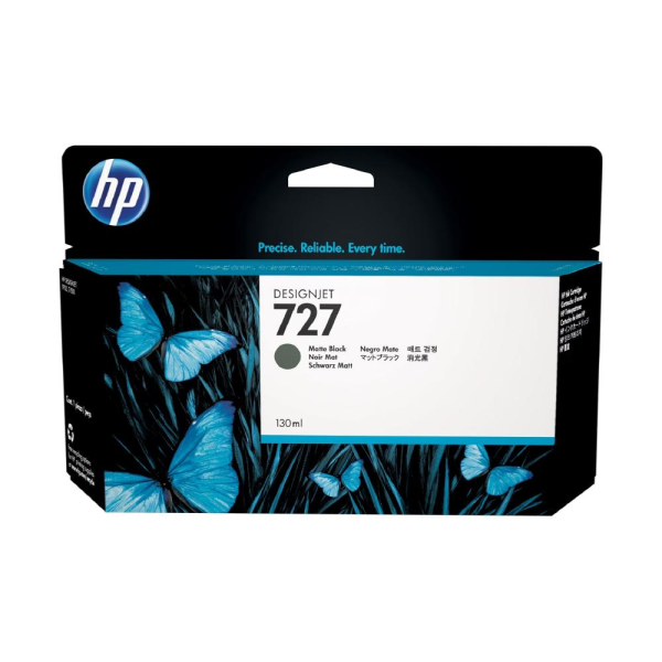 Tinta original HP 727 130ml Matte Black - B3P22A