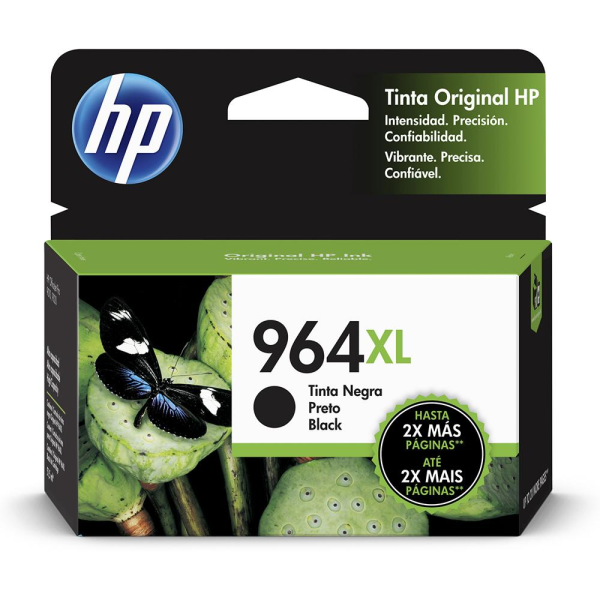 Tinta original HP 964XL negro alta capacidad - 3JA57AL