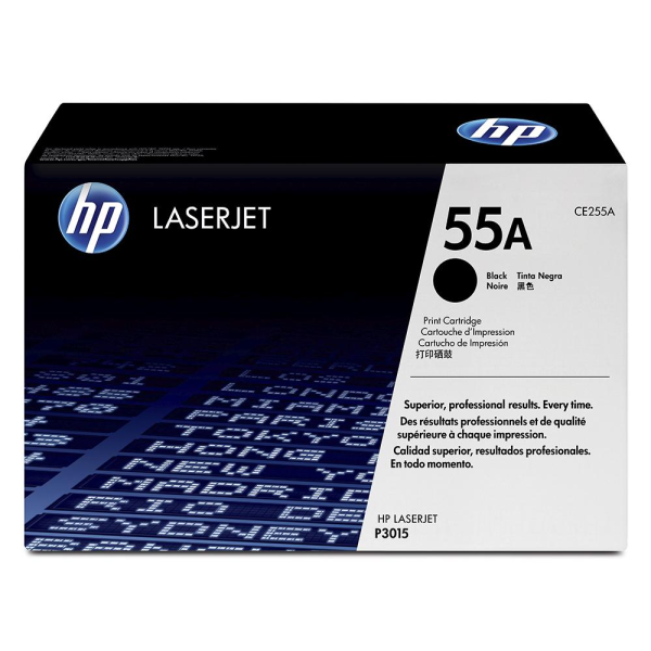 Toner Cartucho original de Negro HP 55A