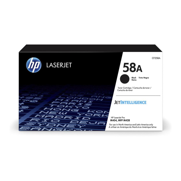 Toner original HP 58A Black - CF258A