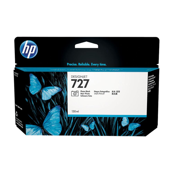 Tinta original HP 727 Photo Black 130ml - B3P23A