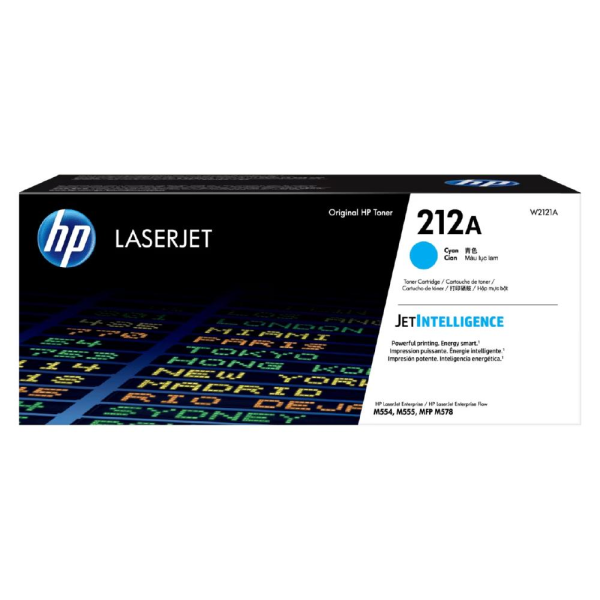 Toner original HP 212A Cyan - W2121A