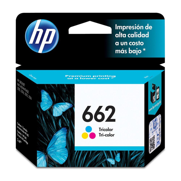 Tinta original HP 662 Tri-color - CZ104AL