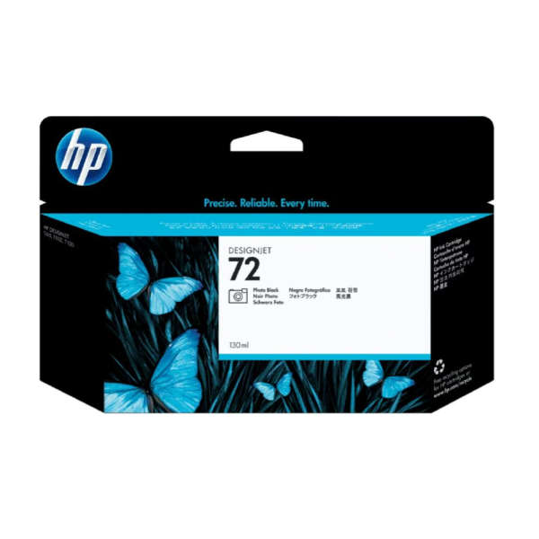 Tinta original HP 72 130ml Photo Black + Vivera Cartridge - C9370A