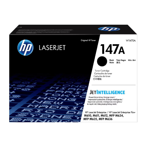 Toner original HP 147A Negro 10.500 Paginas - W1470A