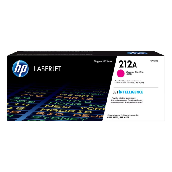 HP 212A - Magenta - original - LaserJet - cartucho de tóner (W2123A) - para Color LaserJet Enterprise MFP M578; LaserJet Enterprise Flow MFP M578