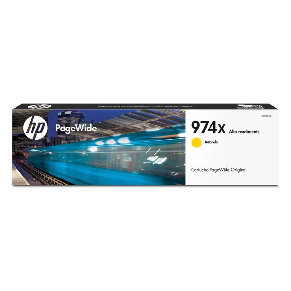 Tinta HP 974X Yellow Original PageWide Crtg