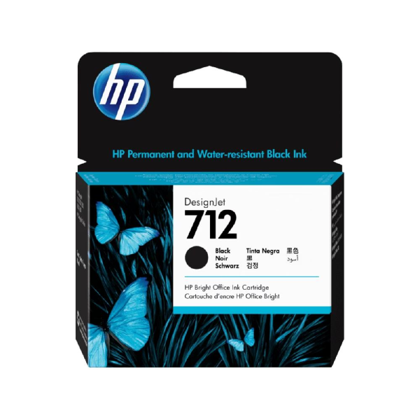 Tinta original HP 712 80ml Black - 3ED71A