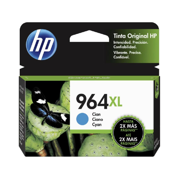 Tinta Cartucho de de Alta HP 964XL Cian