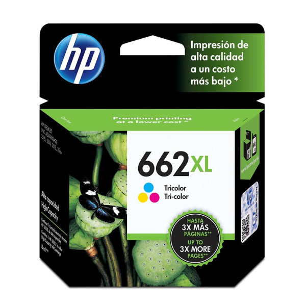 Tinta HP 662XL Tri-color Ink Cartridge