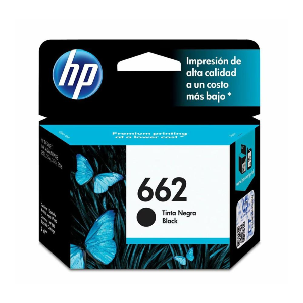 Tinta HP 662 Black Ink Cartridge