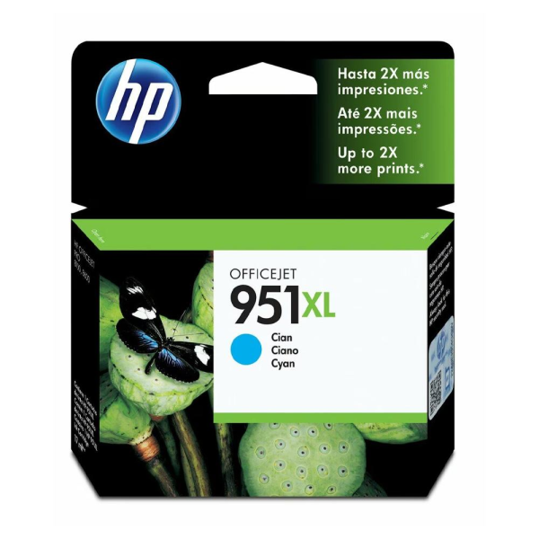 Tinta HP 951XL Cyan Officejet Ink Cartridge