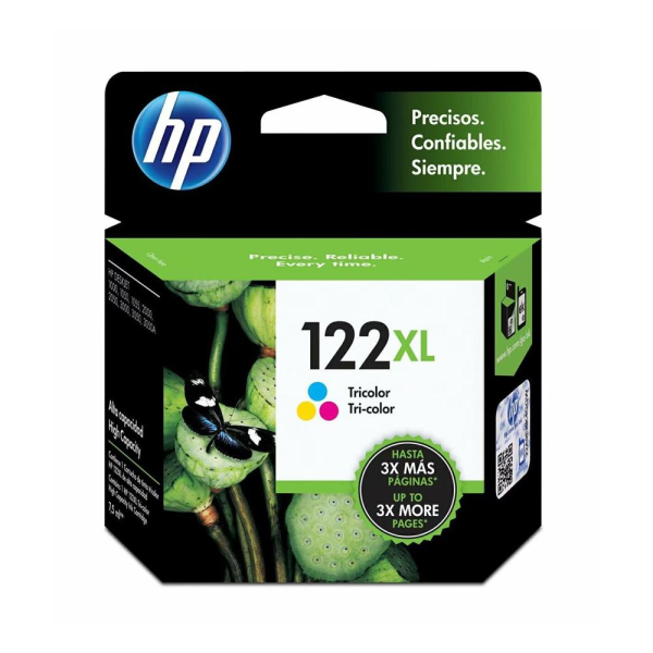 Tinta HP 122XL p/Tri-color Ink Cartridge