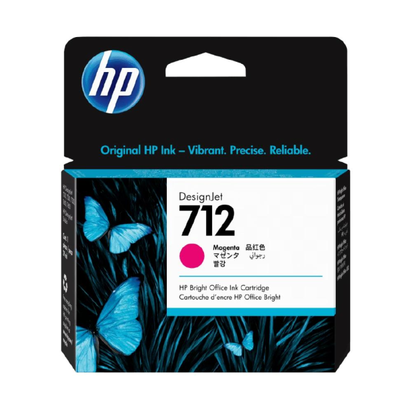 Tinta original HP 712 29ml Magenta - 3ED68A