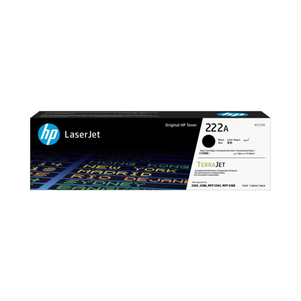 TONER Original HP LaserJet 222A Negro - W2220A