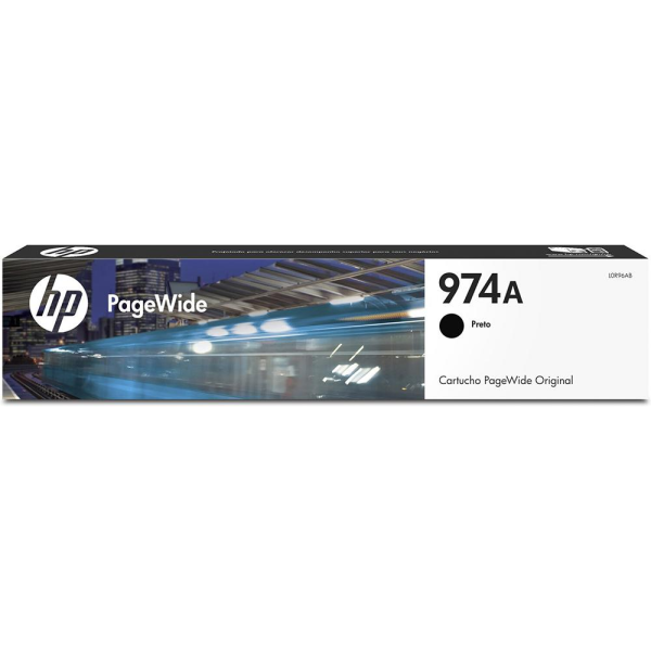 Tinta original HP 974A Black PageWide - L0R96AL