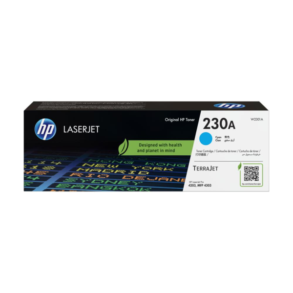 Toner original HP LaserJet 230A cyan - W2301A