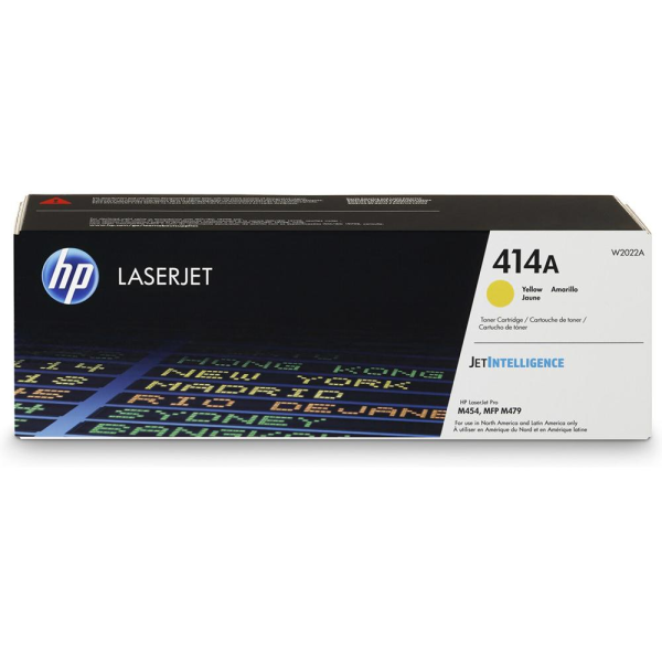 Toner original HP 414A Yellow - W2022A