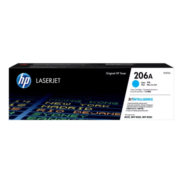 Toner original HP 206A Cian - W2111A