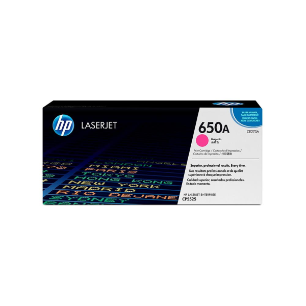 Toner original HP 650A Color Laser Magenta - CE273A