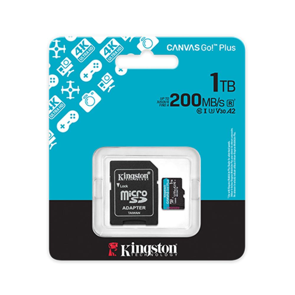 1TB microSDXC Canvas Go Plus Gen4 200MB/s A2 U3 V3