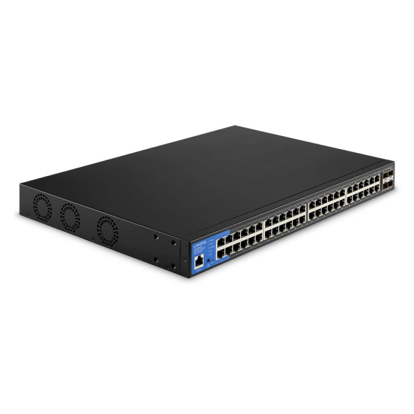 Switch 48-Port Managed POE+ Switch W/ 4 SFP+ 740W
