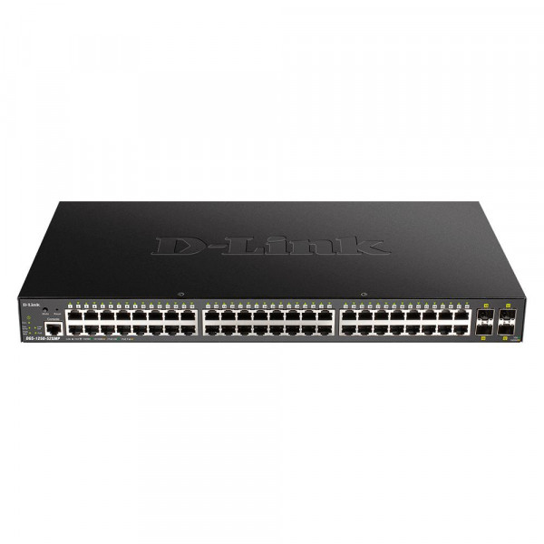 DGS-1250-52XMP 48 Ports 10/100/1000 Mbps PoE + 4 P