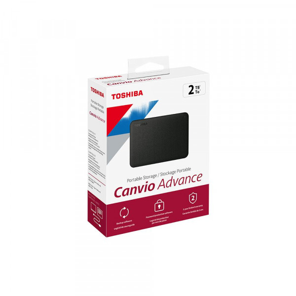 Toshiba 2TB Externo Canvio Advance V10 - Negro
