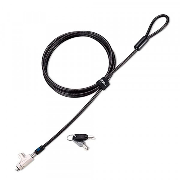 CABLE DE SEGURIDAD  N17 SLIM ROTATORIO 2.0 CON LLAVE - ULTRADELGADO PARA EQUIPOS RANURA WEDGE