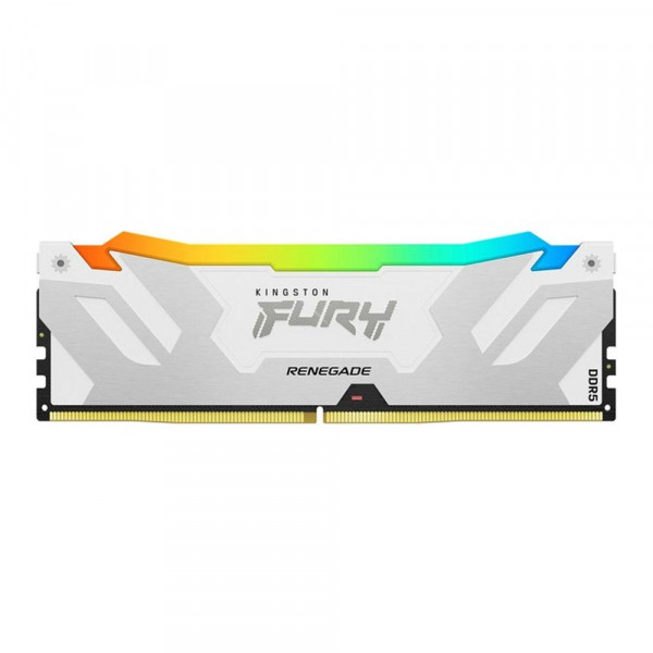 Memoria Kingston Fury DDR5 16GB 6400MT/s Renegade RGB White P/N KF564C32RWA-16