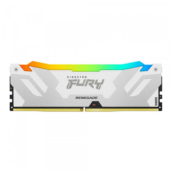 Memoria DDR5 Kingston Fury Renegade 16GB 7200MT/s CL38 RGB White P/N KF572C38RWA-16