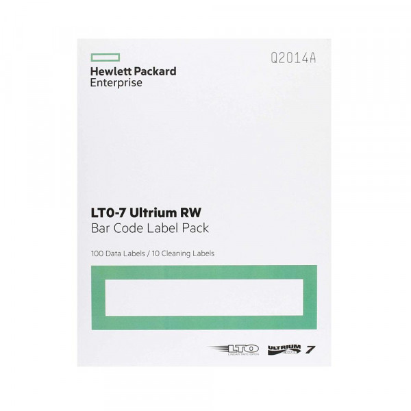 Pack de Etiquetas HPE LTO-7 Ultrium con Códigos de Barras