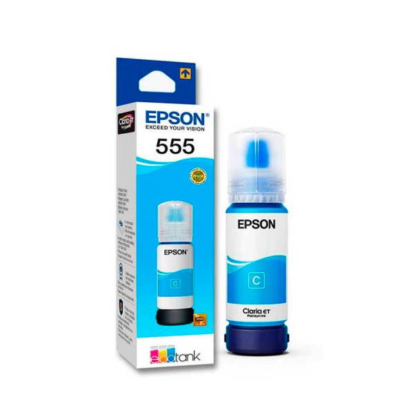 Botella de Tinta Epson T555220-AL 70ml Cian