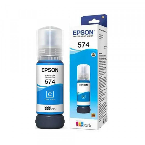 Botella de Tinta Cyan Epson T574