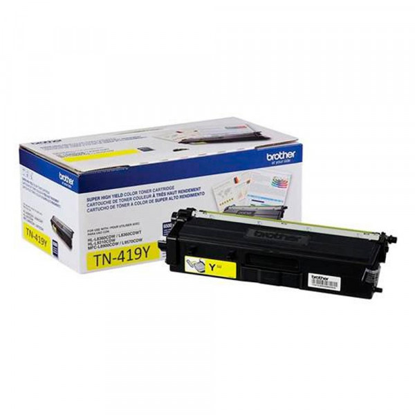 Brother TN419Y TONER AMARILLO 9000 PAG ISO BC4